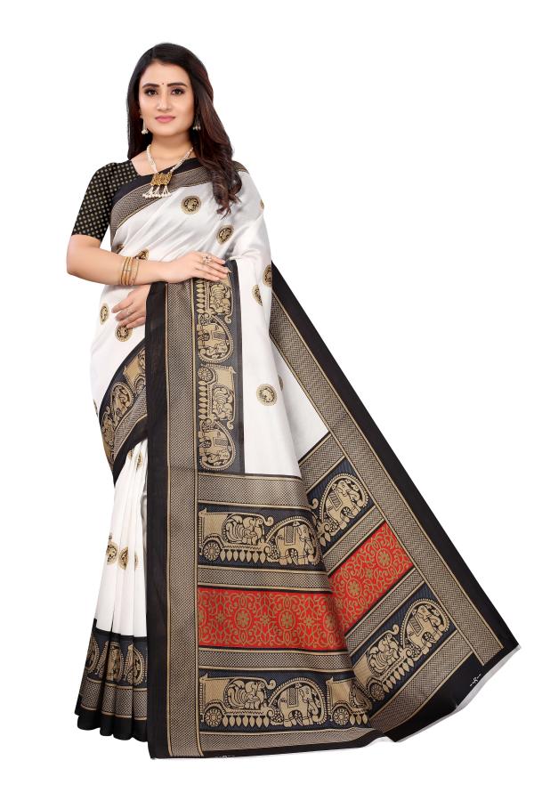 Art Silk Saree 3 Designer Festive Wear Saree